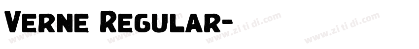 Verne Regular字体转换
